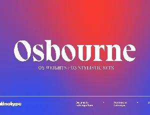 Osbourne Family font