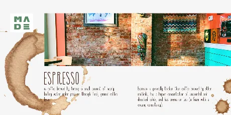 MADE Barista Typeface font