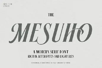 Mesuho font