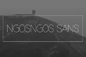 Ngosngos font