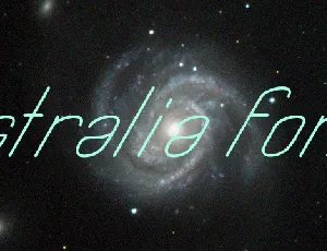 Astralia font