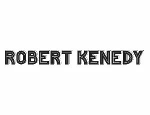 Robert Kenedy Demo font