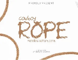 Cowboy Rope font