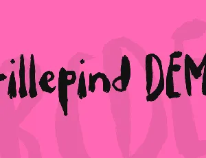 Drillepind DEMO font