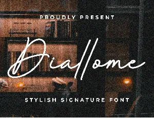 Diallome font