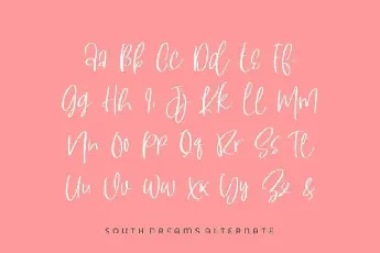 South Dreamers Script font