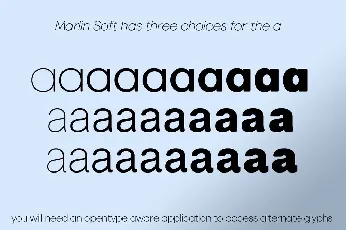 Marlin Soft font