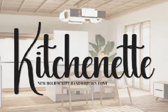 Kitchenette Script font