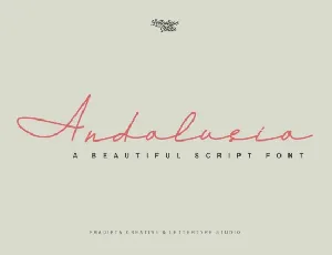 Andalusia Handwritten font