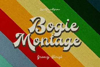 Bogie Montage DEMO font