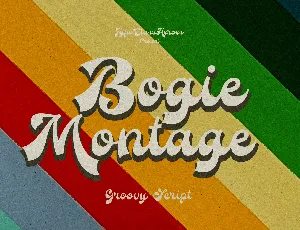 Bogie Montage DEMO font