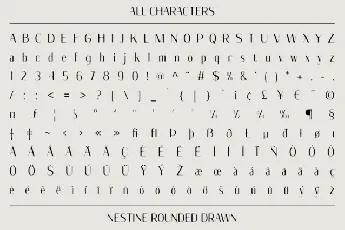 Nestine Rounded Drawn font