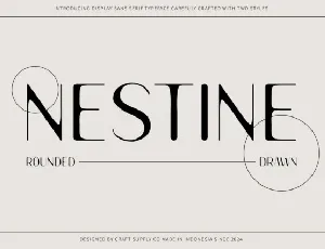 Nestine Rounded Drawn font