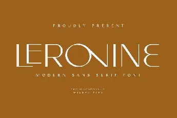 Leronine font