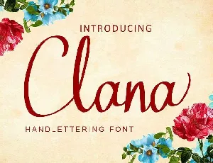 Clana font