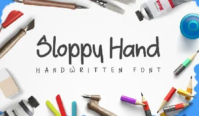 Sloppy Hand Free font