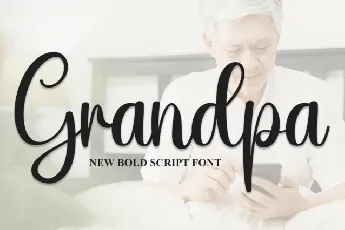 Grandpa Script font