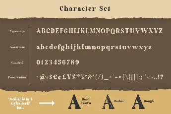 The Artisan Marker Serif font