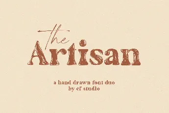 The Artisan Marker Serif font