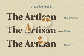 The Artisan Marker Serif font