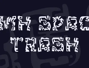 JMH Space Trash font