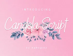 Candela Script font