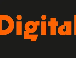 Digital Sans Family font