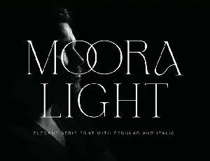 Moora Light font