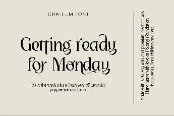 Chaleum font