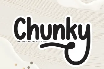 Chunky font