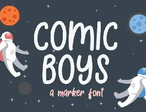 Comic Boys Display font