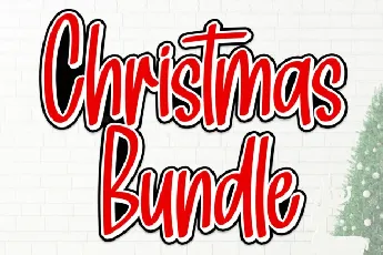 Christmas Bundle Brush font