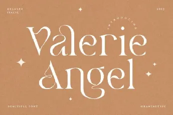 Valerie Angel font