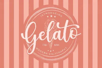 Gelato font