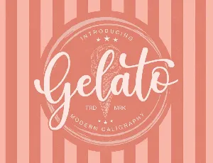 Gelato font