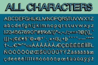 Lazario 3D font