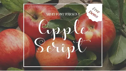 Apple Script Free font