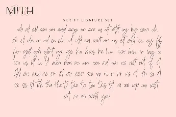 One Mith Script font