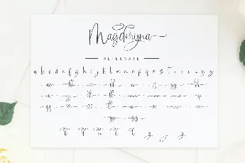 Magderyna font