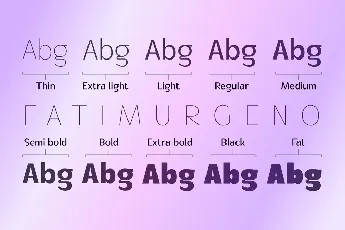 Fatimurgeno font