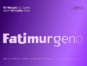 Fatimurgeno font