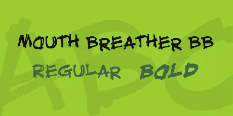 Mouth Breather BB font