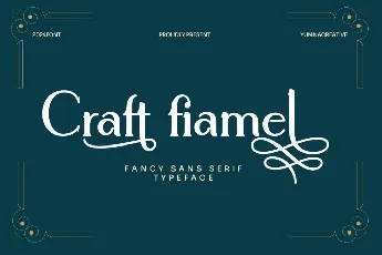 Craft Fiamel font