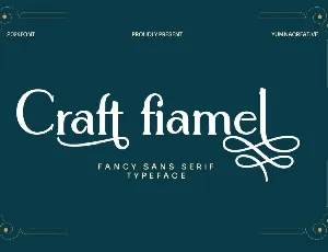 Craft Fiamel font