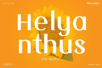 Helyanthus Sans font