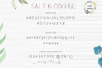 Salt Coffee Free font