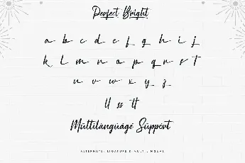 Perpect Bright Demo font