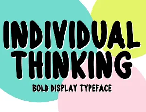 Individual Thinking font