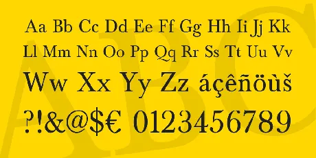 Baskervald ADF Std font