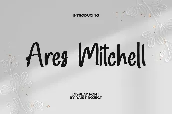 Ares Mitchell font